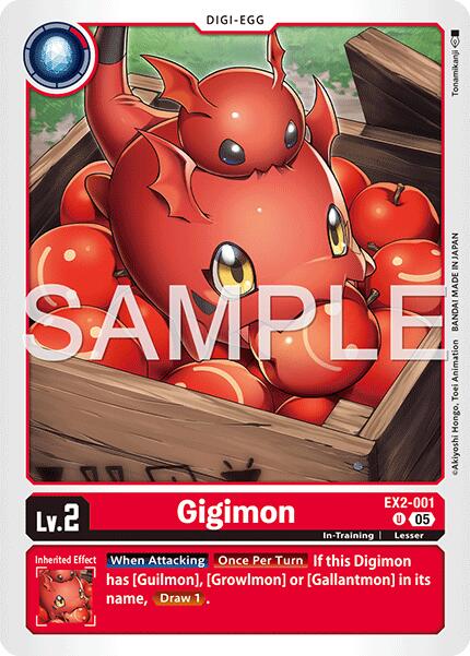 Gigimon [EX2-001] (Reprint) [Advanced Booster Digimon Generation] | Black Swamp Games