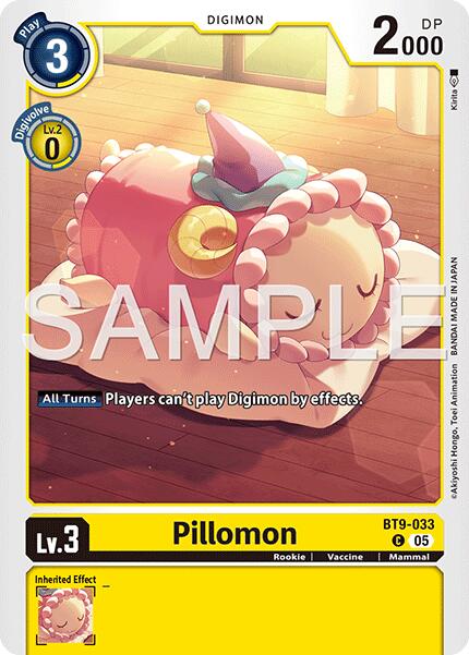 Pillomon [BT9-033] (Reprint) [Advanced Booster Digimon Generation] | Black Swamp Games