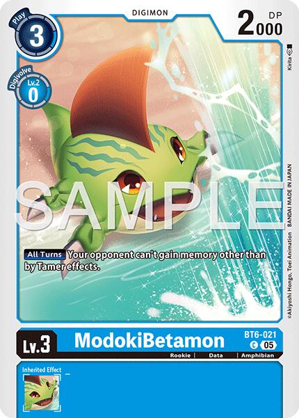 ModokiBetamon [BT6-021] (Reprint) [Advanced Booster Digimon Generation] | Black Swamp Games