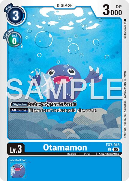 Otamamon [EX7-015] (Reprint) [Advanced Booster Digimon Generation] | Black Swamp Games