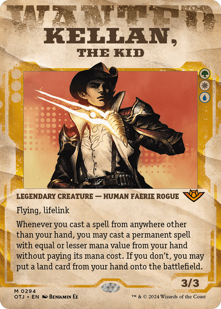 Kellan, the Kid (Showcase) [Outlaws of Thunder Junction] | Black Swamp Games