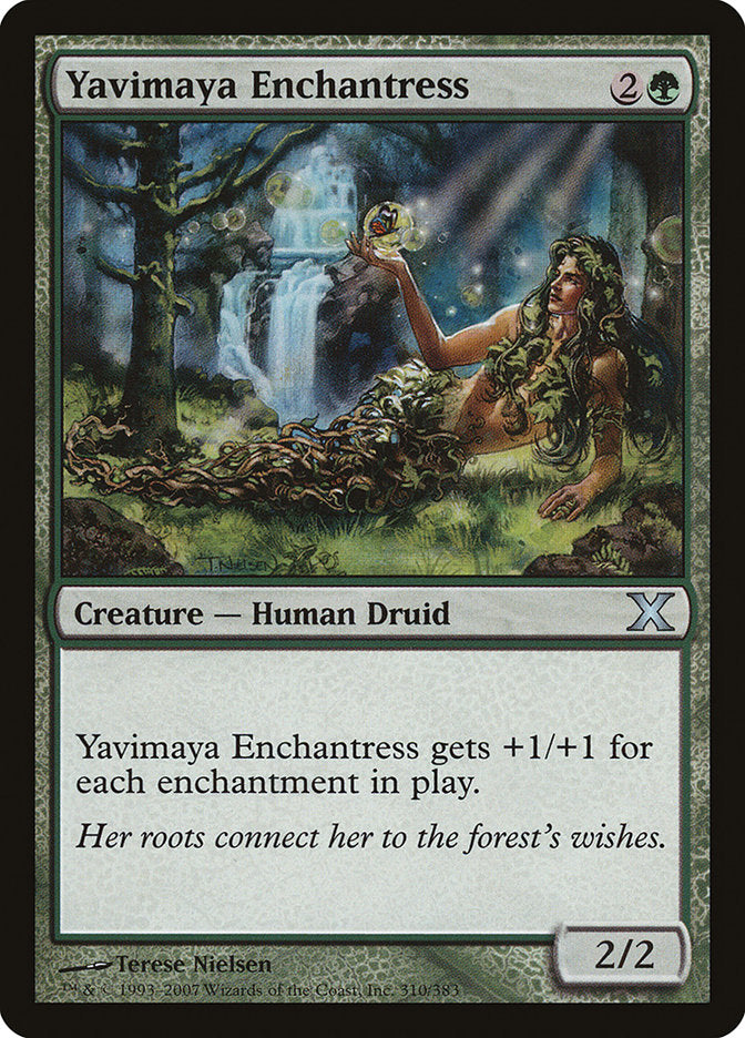 Yavimaya Enchantress [Tenth Edition] | Black Swamp Games