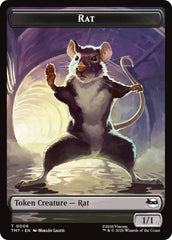 Clue // Rat Double-Sided Token [Teenage Mutant Ninja Turtles Commander Tokens] | Black Swamp Games