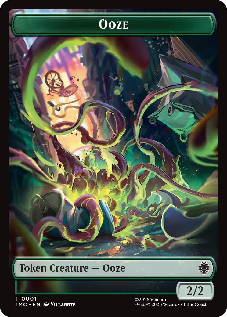 Ooze // Copy Double-Sided Token [Teenage Mutant Ninja Turtles Commander Tokens] | Black Swamp Games
