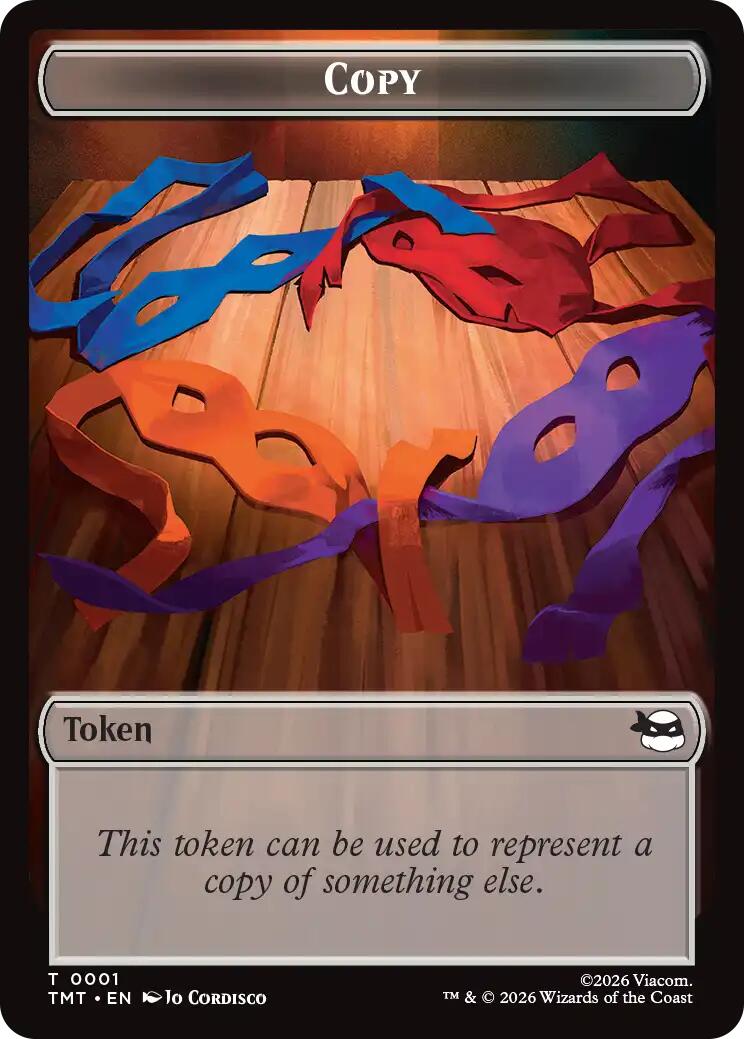 Ooze // Copy Double-Sided Token [Teenage Mutant Ninja Turtles Commander Tokens] | Black Swamp Games