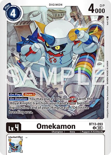 Omekamon [BT13-093] (Reprint) [Advanced Booster Digimon Generation] | Black Swamp Games
