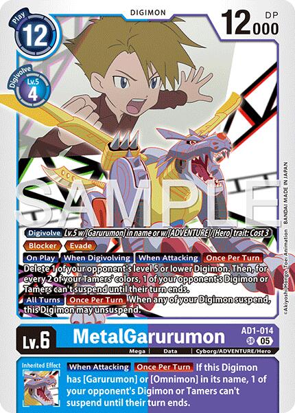 MetalGarurumon [AD1-014] [Advanced Booster Digimon Generation] | Black Swamp Games