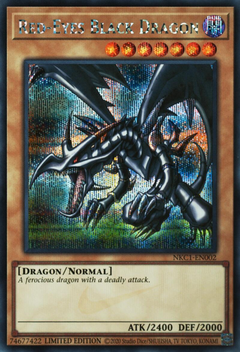 Red-Eyes Black Dragon (Nike Collaboration) [NKC1-EN002] Prismatic Secret Rare | Black Swamp Games