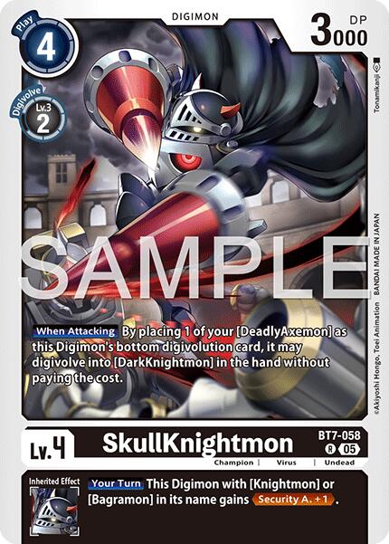 SkullKnightmon [BT7-058] (Reprint) [Advanced Booster Digimon Generation] | Black Swamp Games