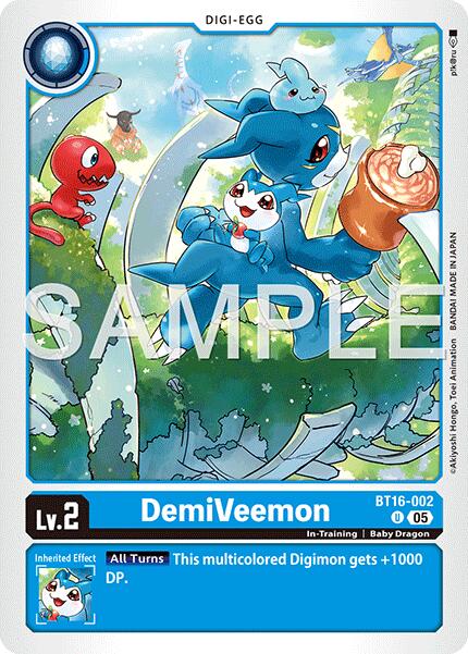 DemiVeemon [BT16-002] (Reprint) [Advanced Booster Digimon Generation] | Black Swamp Games