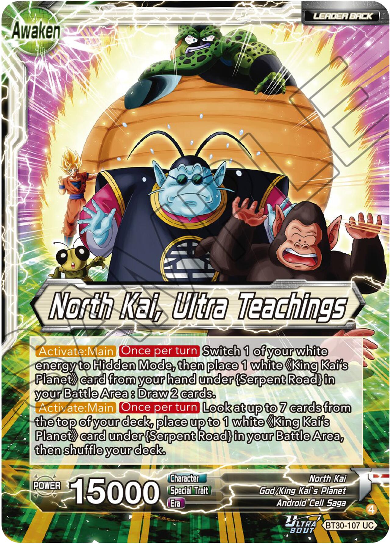 North Kai // North Kai, Ultra Teachings (BT30-107) [Three Glorious Fighters] | Black Swamp Games