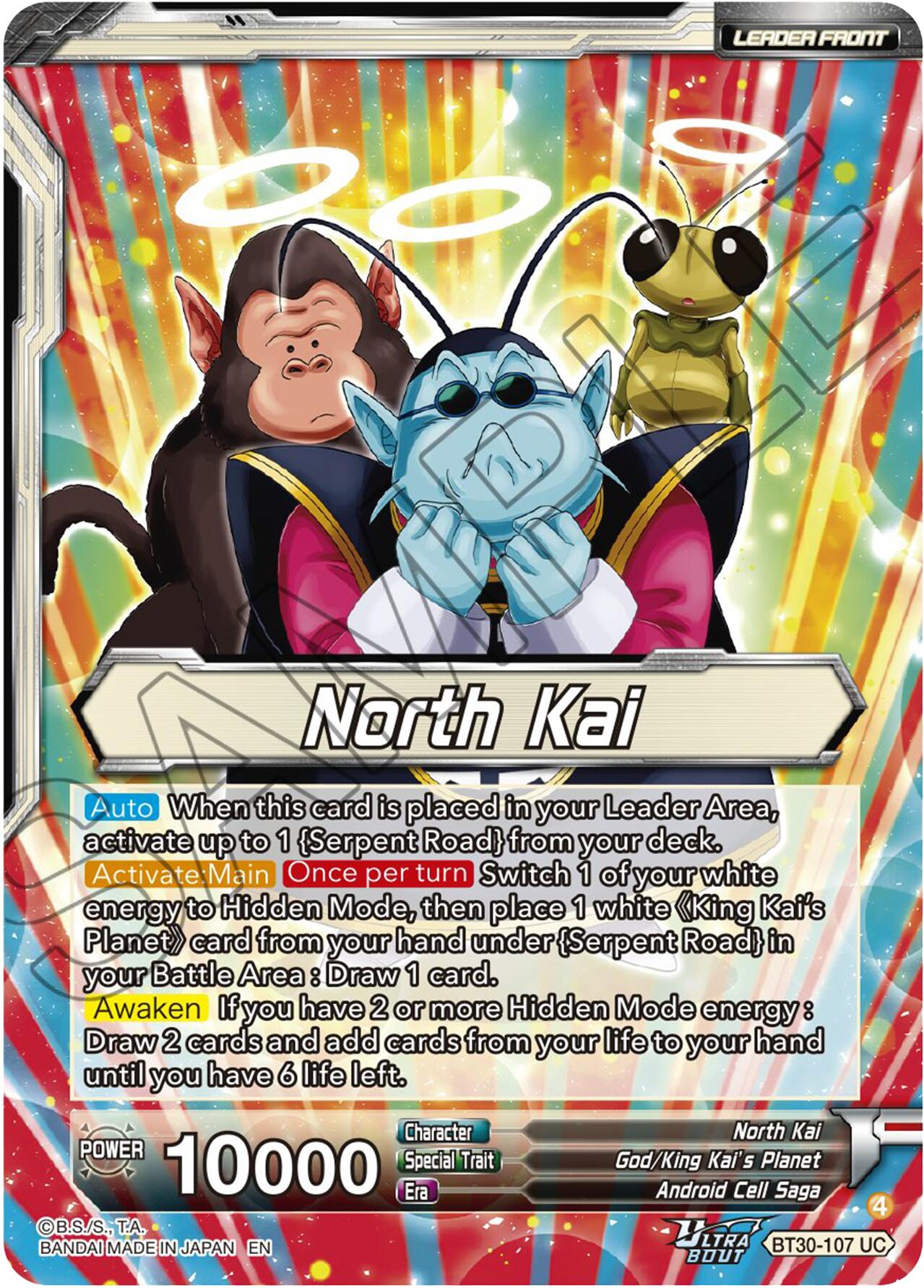 North Kai // North Kai, Ultra Teachings (BT30-107) [Three Glorious Fighters] | Black Swamp Games