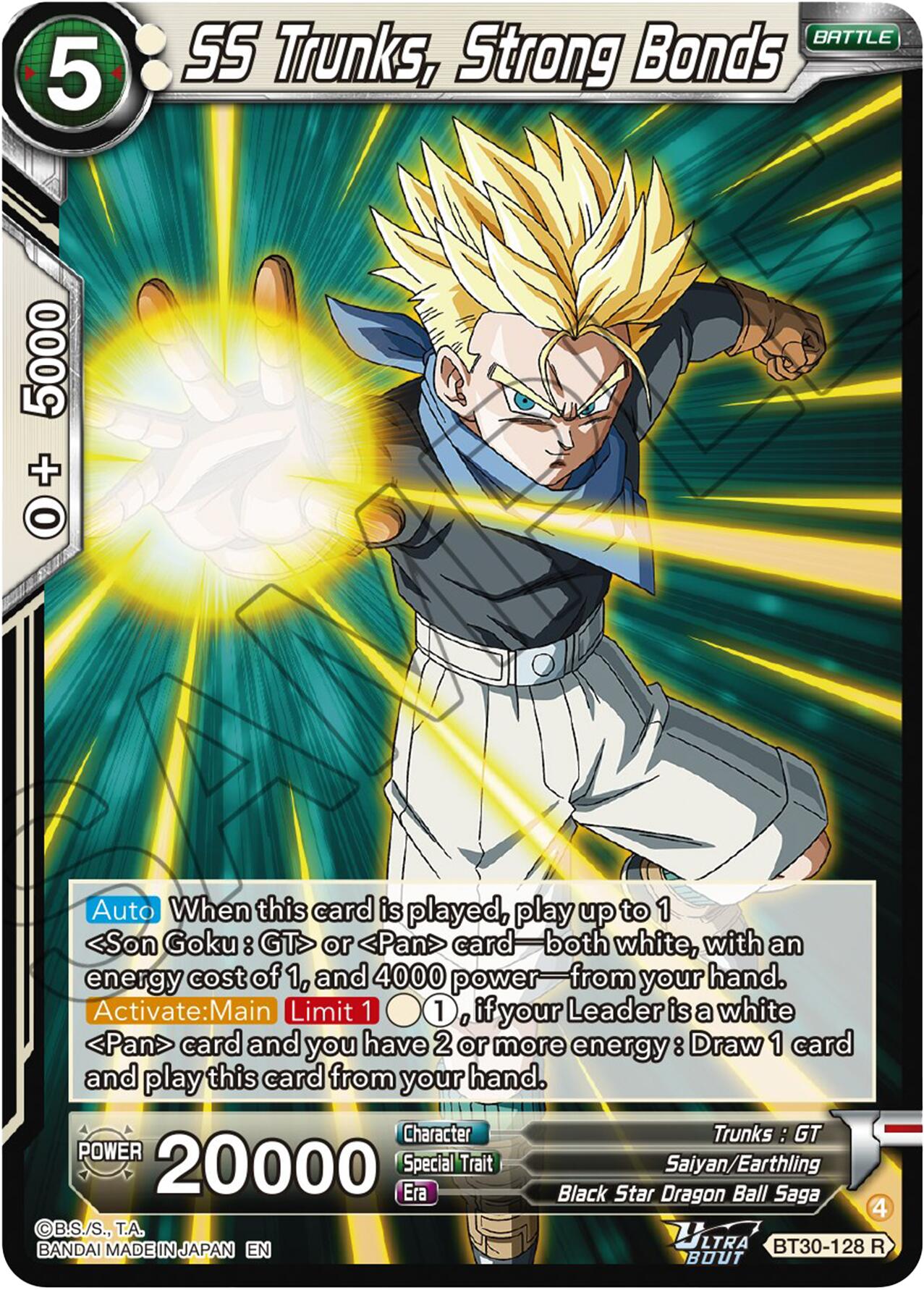 SS Trunks, Strong Bonds (BT30-128) [Three Glorious Fighters] | Black Swamp Games