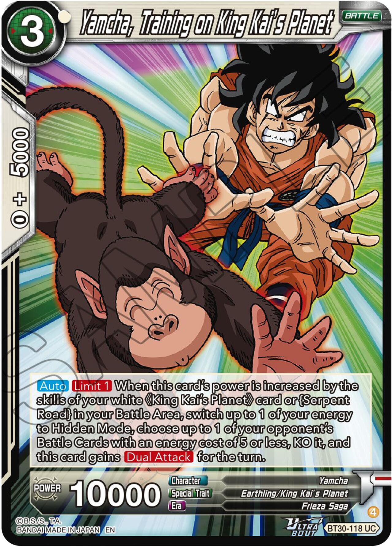 Yamcha, Training on King Kai's Planet (BT30-118) [Three Glorious Fighters] | Black Swamp Games