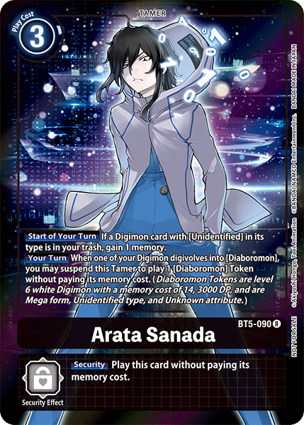 Arata Sanada [BT5-090] (Buy-A-Box Promo) [Battle of Omni Promos] | Black Swamp Games