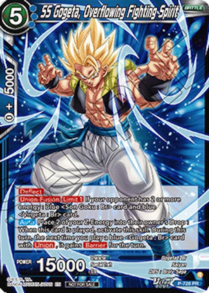 SS Gogeta, Overflowing Fighting Spirit (Ultra-Bout Series Tournament Pack Vol.2) (P-728) [Tournament Promotion Cards] | Black Swamp Games