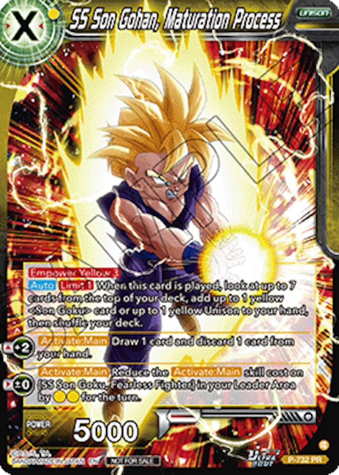 SS Son Gohan, Maturation Process (Ultra-Bout Series Tournament Pack Vol.2) (P-732) [Tournament Promotion Cards] | Black Swamp Games