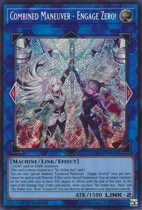 Combined Maneuver - Engage Zero! (Secret Rare) [L26D-ENS33] Secret Rare | Black Swamp Games