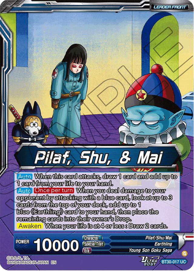 Pilaf, Shu, & Mai // Pilaf, Shu, & Mai, Entrusted Ambitions (SLR) (BT30-017) [Three Glorious Fighters] | Black Swamp Games