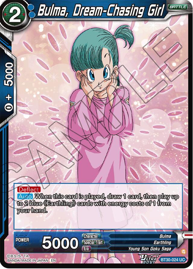 Bulma, Dream-Chasing Girl (BT30-024) [Three Glorious Fighters] | Black Swamp Games