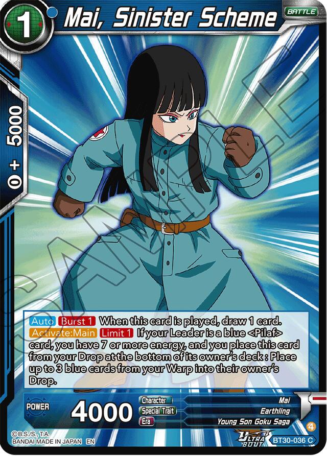 Mai, Sinister Scheme (BT30-036) [Three Glorious Fighters] | Black Swamp Games
