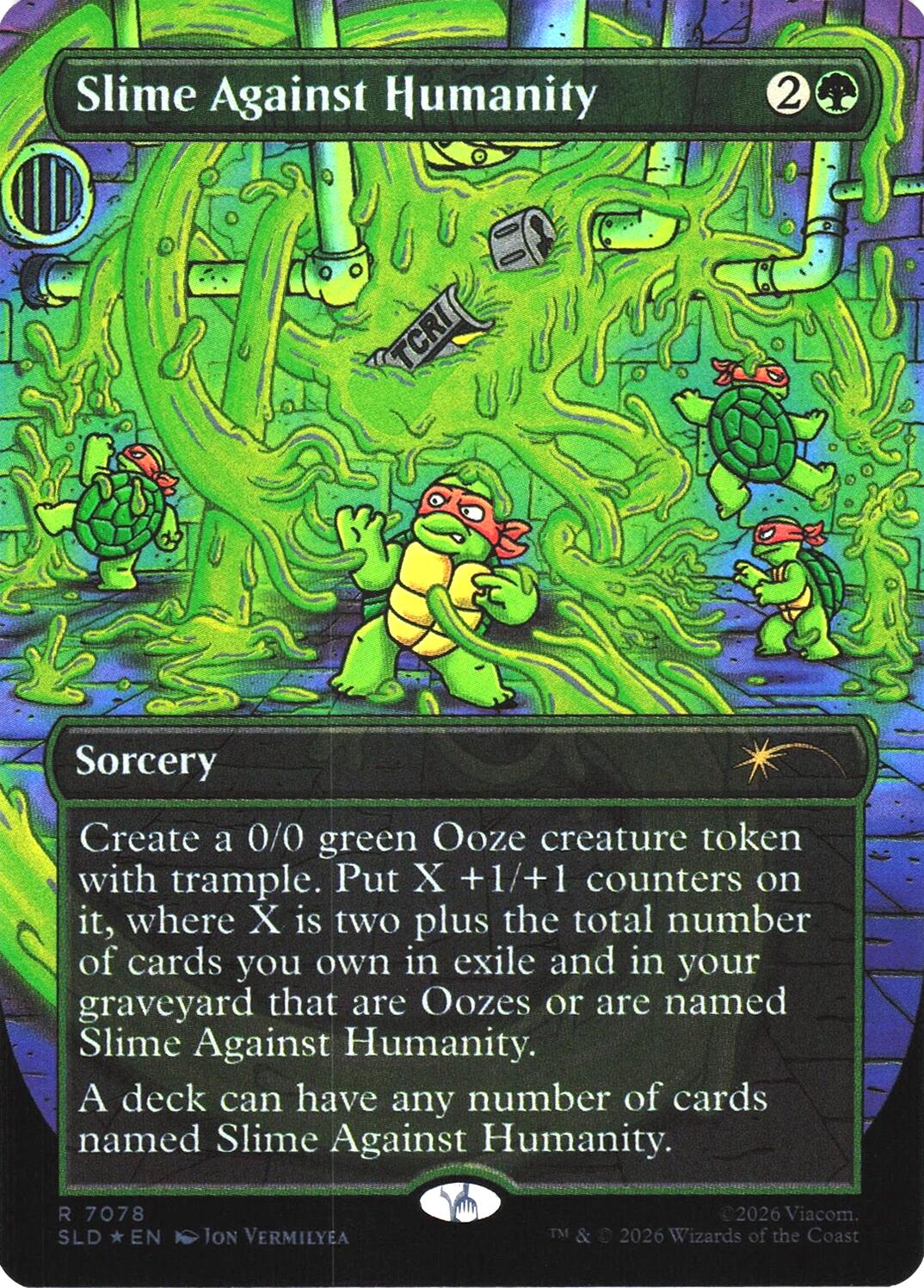 Slime Against Humanity (7078) [Secret Lair Drop Series] | Black Swamp Games