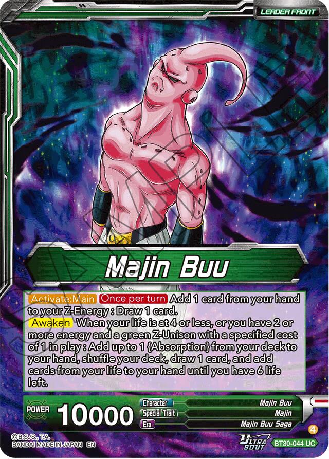 Majin Buu // Majin Buu, Ultimate Majin (SLR) (BT30-044) [Three Glorious Fighters] | Black Swamp Games