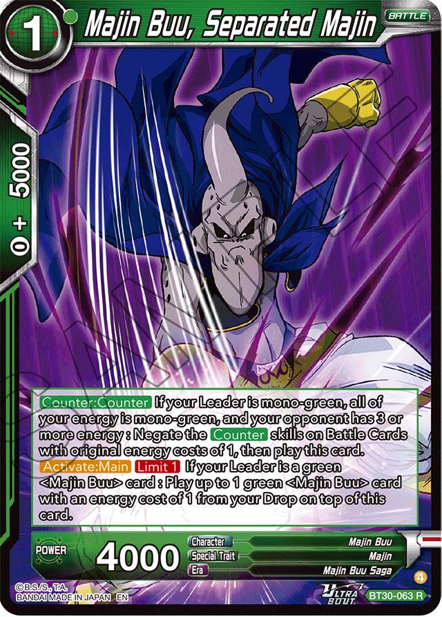 Majin Buu, Separated Majin (BT30-063) [Three Glorious Fighters] | Black Swamp Games