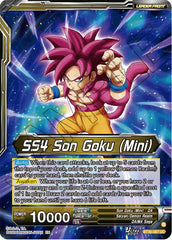 SS4 Son Goku (Mini) // SS4 Son Goku, Apex Evolution (SLR) (BT30-067) [Three Glorious Fighters] | Black Swamp Games