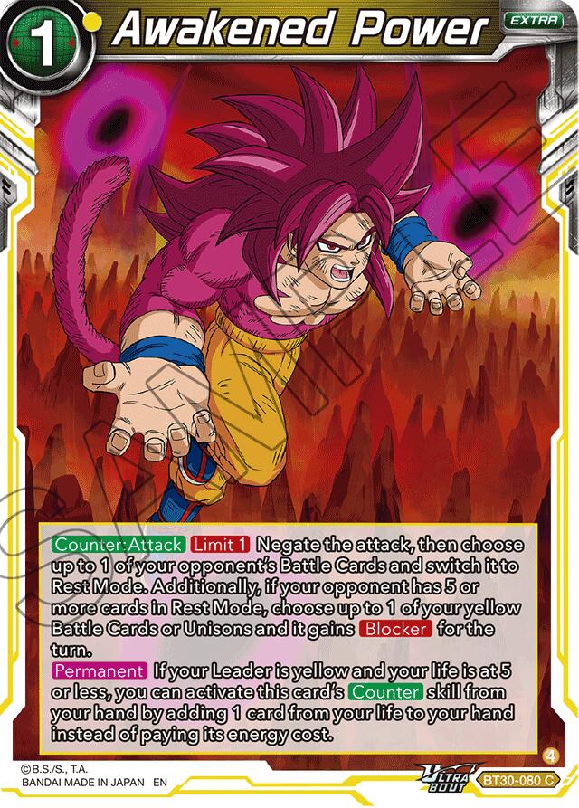Awakened Power (BT30-080) [Three Glorious Fighters] | Black Swamp Games