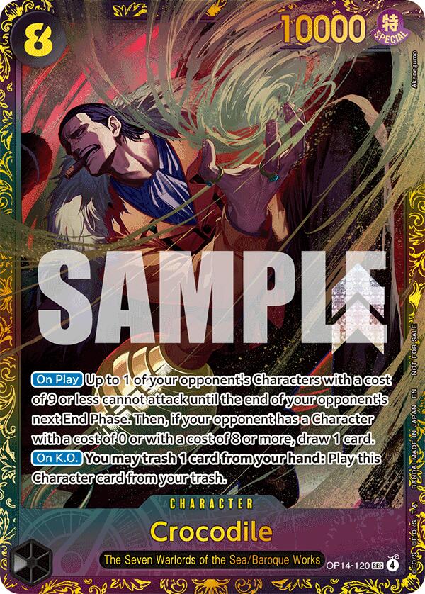 Crocodile (OP14-120) (CS26-27 Regionals Season 1) [One Piece Promotion Cards] | Black Swamp Games