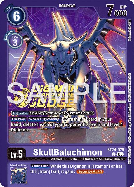SkullBaluchimon [BT24-075] (Judge Pack 9) [Time Stranger] | Black Swamp Games