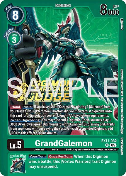 GrandGalemon [EX11-032] (Judge Pack 9) [Dawn of Liberator] | Black Swamp Games