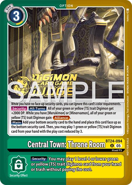 Central Town: Throne Room [BT24-094] (Judge Pack 9) [Time Stranger] | Black Swamp Games