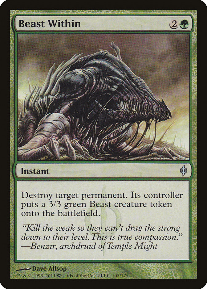 Beast Within [New Phyrexia] | Black Swamp Games