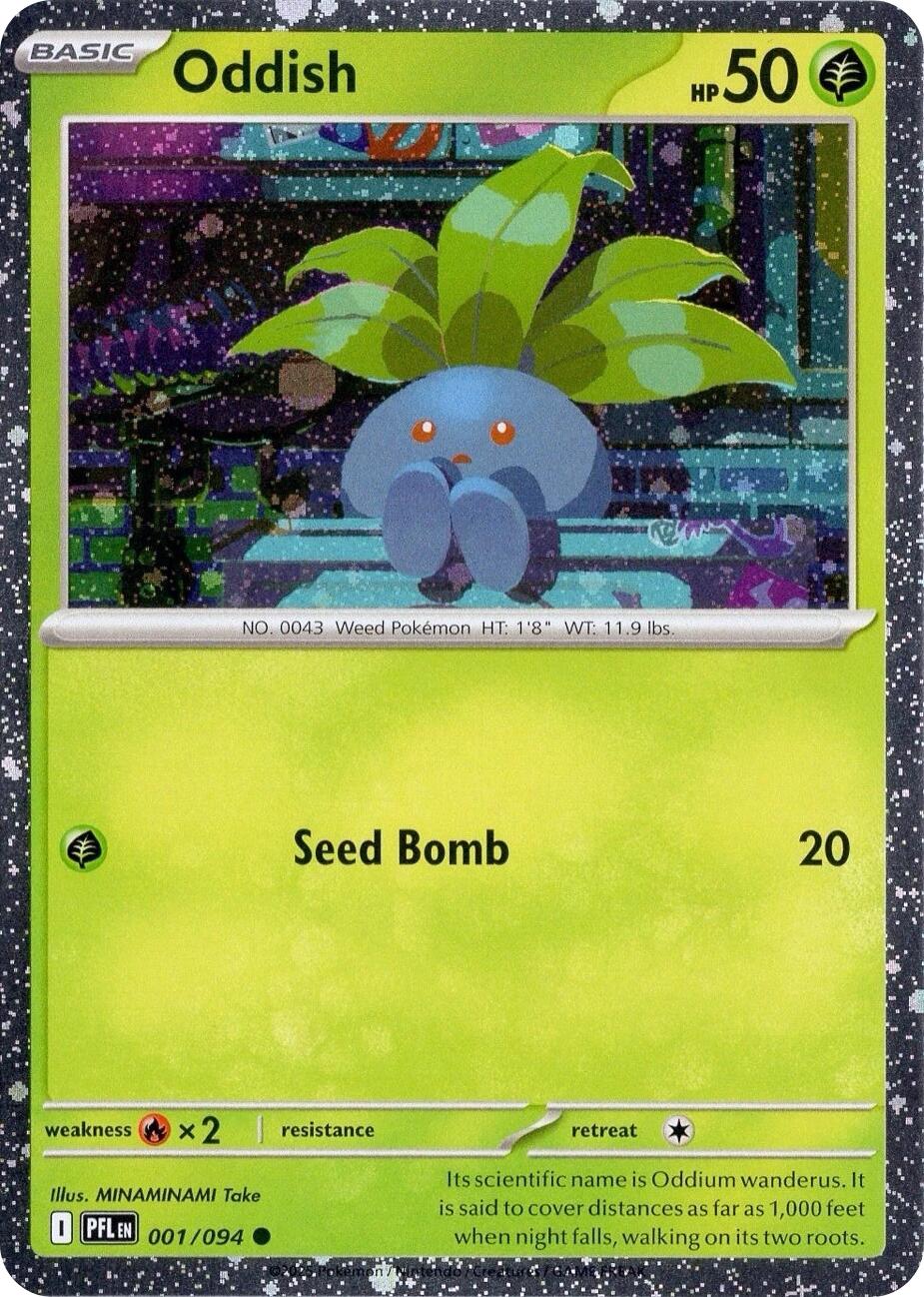 Oddish (001/094) (Cosmos Holo) [Miscellaneous Cards] | Black Swamp Games
