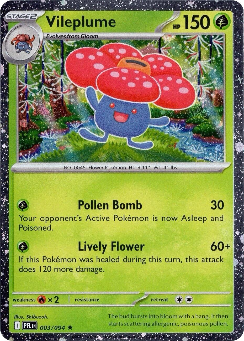 Vileplume (003/094) (Cosmos Holo) [Miscellaneous Cards] | Black Swamp Games