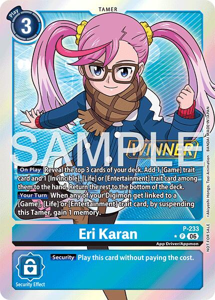 Eri Karan [P-233] (Store Tournament 2026 Vol. 2 Winner Pack) [Promotional Cards] | Black Swamp Games