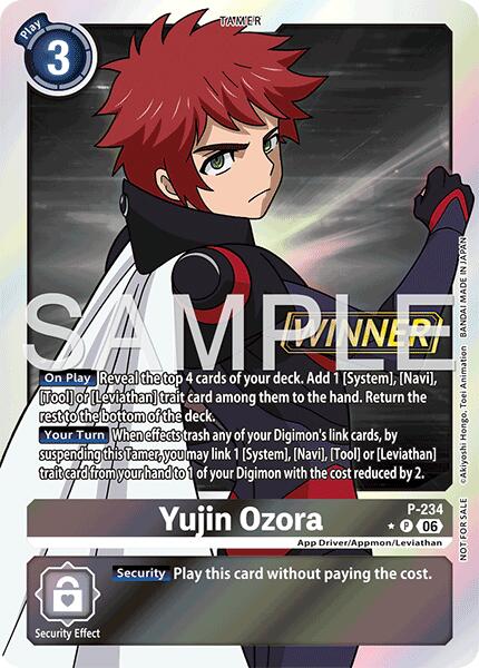 Yujin Ozora [P-234] (Store Tournament 2026 Vol. 2 Winner Pack) [Promotional Cards] | Black Swamp Games