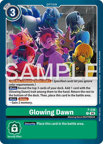 Glowing Dawn [P-236] (Store Tournament 2026 Vol. 2 Participation Pack) [Promotional Cards] | Black Swamp Games