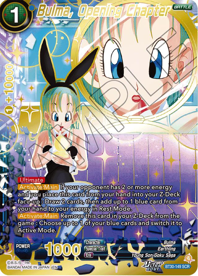 Bulma, Opening Chapter (SCR) (BT30-149) [Three Glorious Fighters] | Black Swamp Games