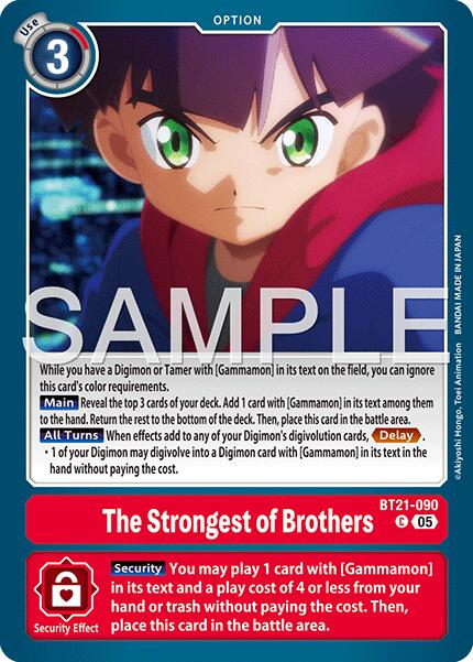 The Strongest of Brothers [BT21-090] (Reprint) [Advanced Booster Digimon Generation] | Black Swamp Games