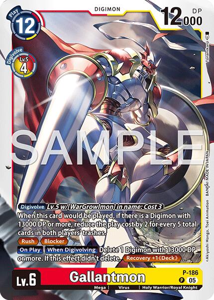 Gallantmon [P-186] (Reprint) [Advanced Booster Digimon Generation] | Black Swamp Games
