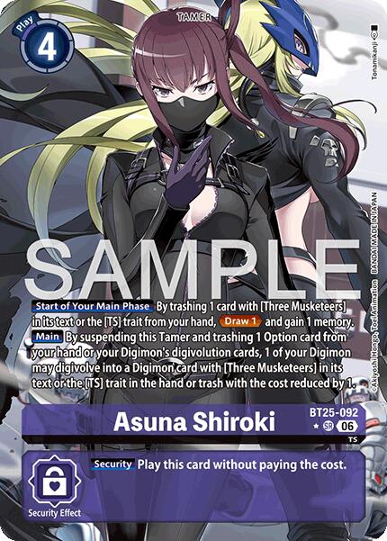 Asuna Shiroki [BT25-092] (Alternate Art) [Dual Revolution] | Black Swamp Games