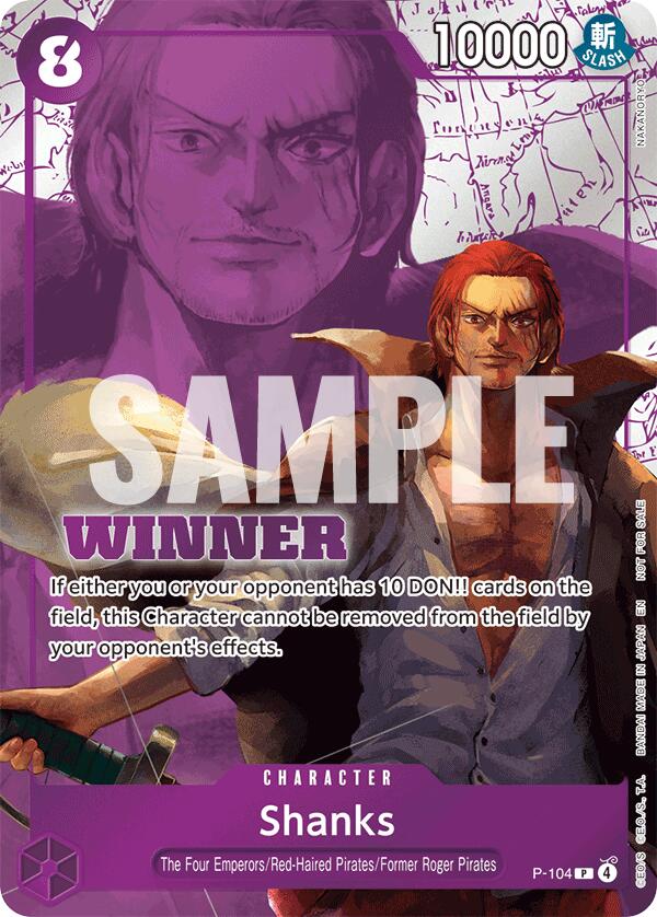 Shanks (Winner Pack 2026 Vol. 2) [One Piece Promotion Cards] | Black Swamp Games