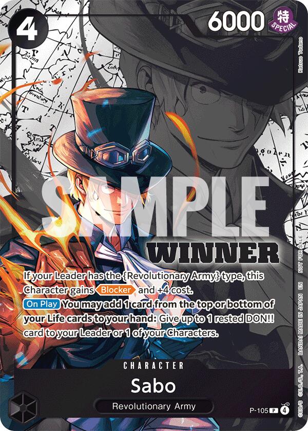 Sabo (Winner Pack 2026 Vol. 2) [One Piece Promotion Cards] | Black Swamp Games