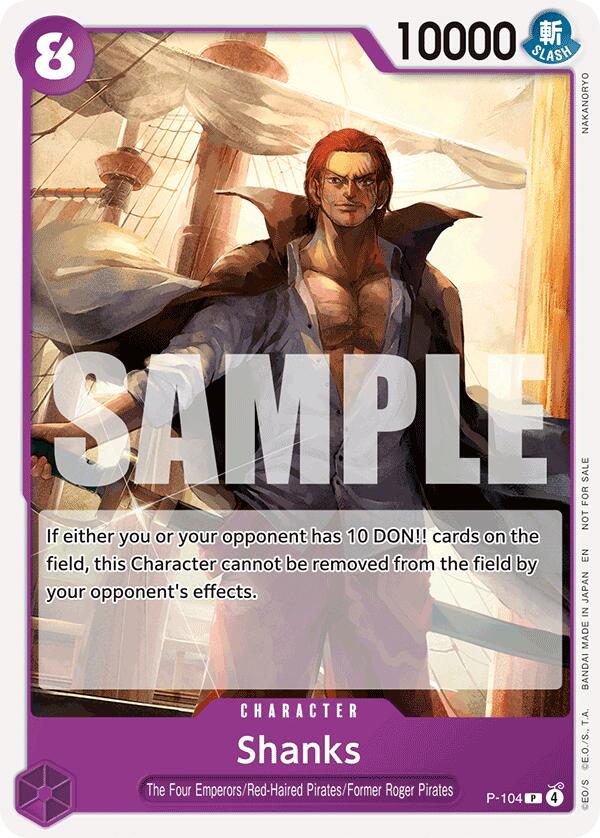 Shanks (Tournament Pack 2026 Vol. 2) [One Piece Promotion Cards] | Black Swamp Games