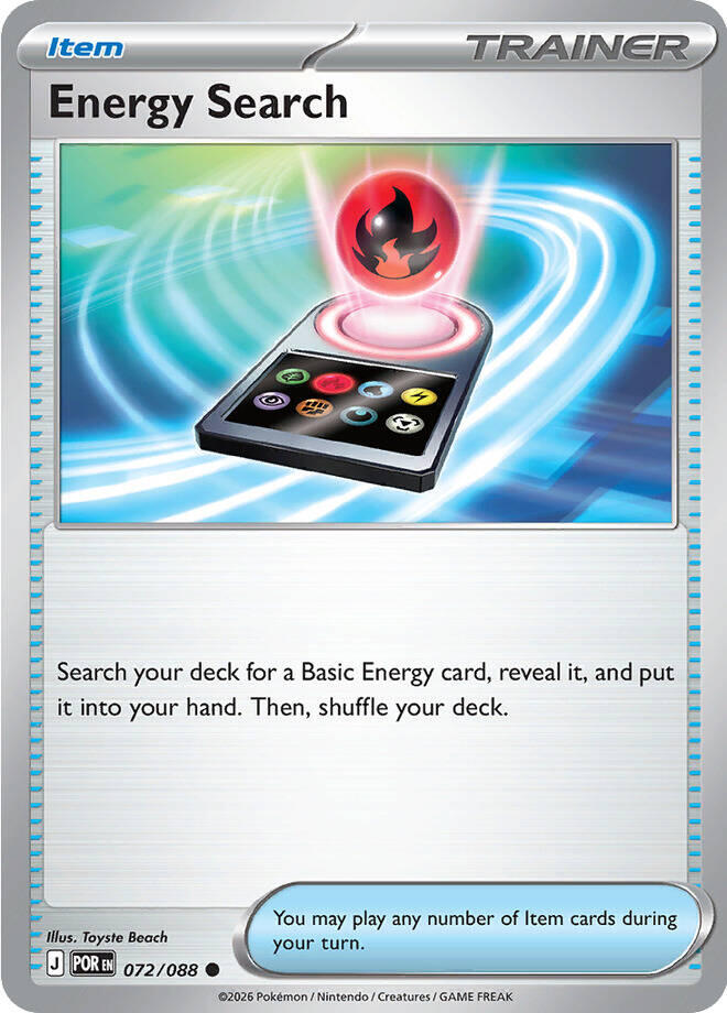 Energy Search (072/088) [Mega Evolution: Perfect Order] | Black Swamp Games