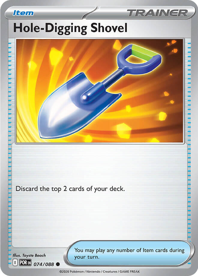 Hole-Digging Shovel (074/088) [Mega Evolution: Perfect Order] | Black Swamp Games