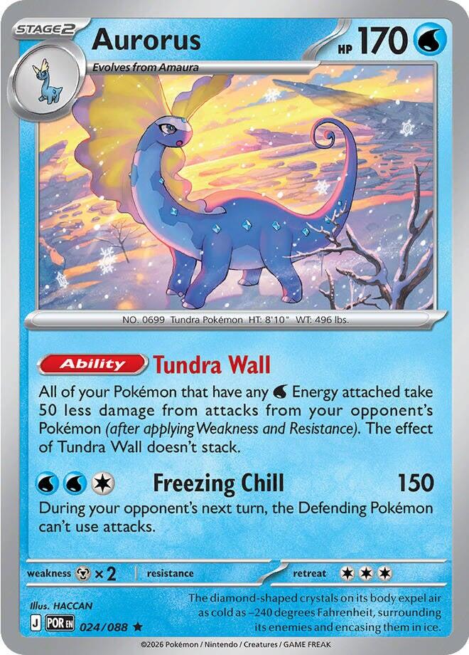 Aurorus (024/088) [Mega Evolution: Perfect Order] | Black Swamp Games